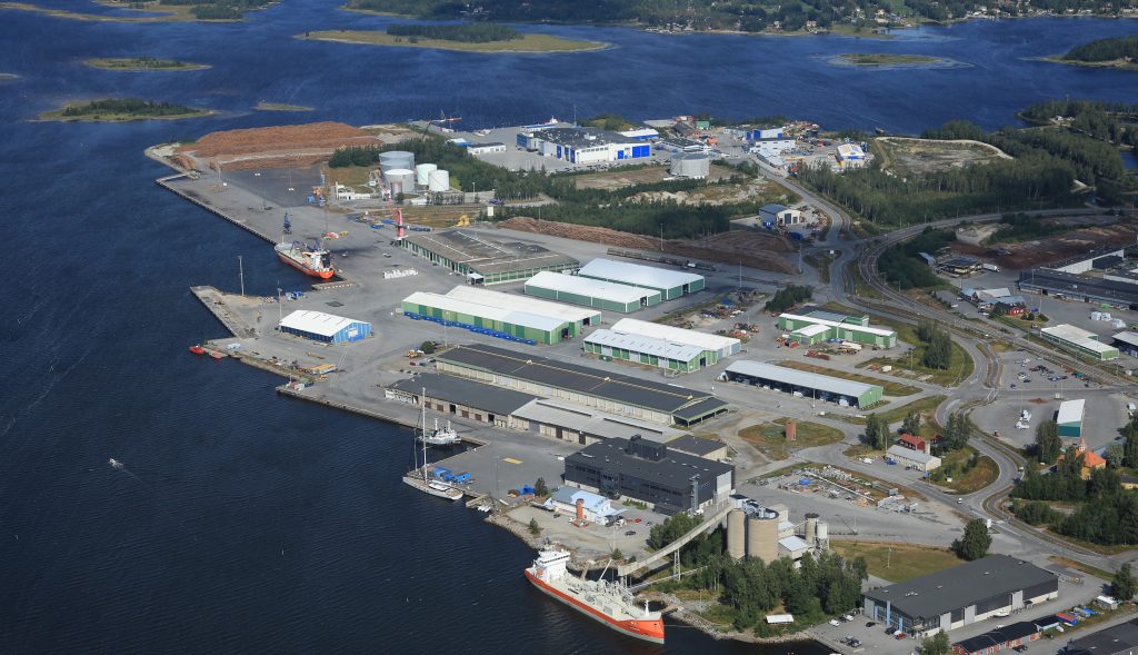 Port of Pietarsaari aerial image